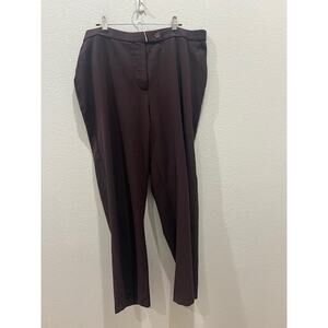 Investments Women's Size 16W Brown Dress Pants with sice pockets